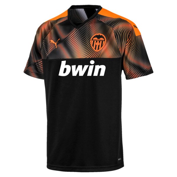 Camiseta Valencia Replica Segunda Ropa 2019/20 Negro